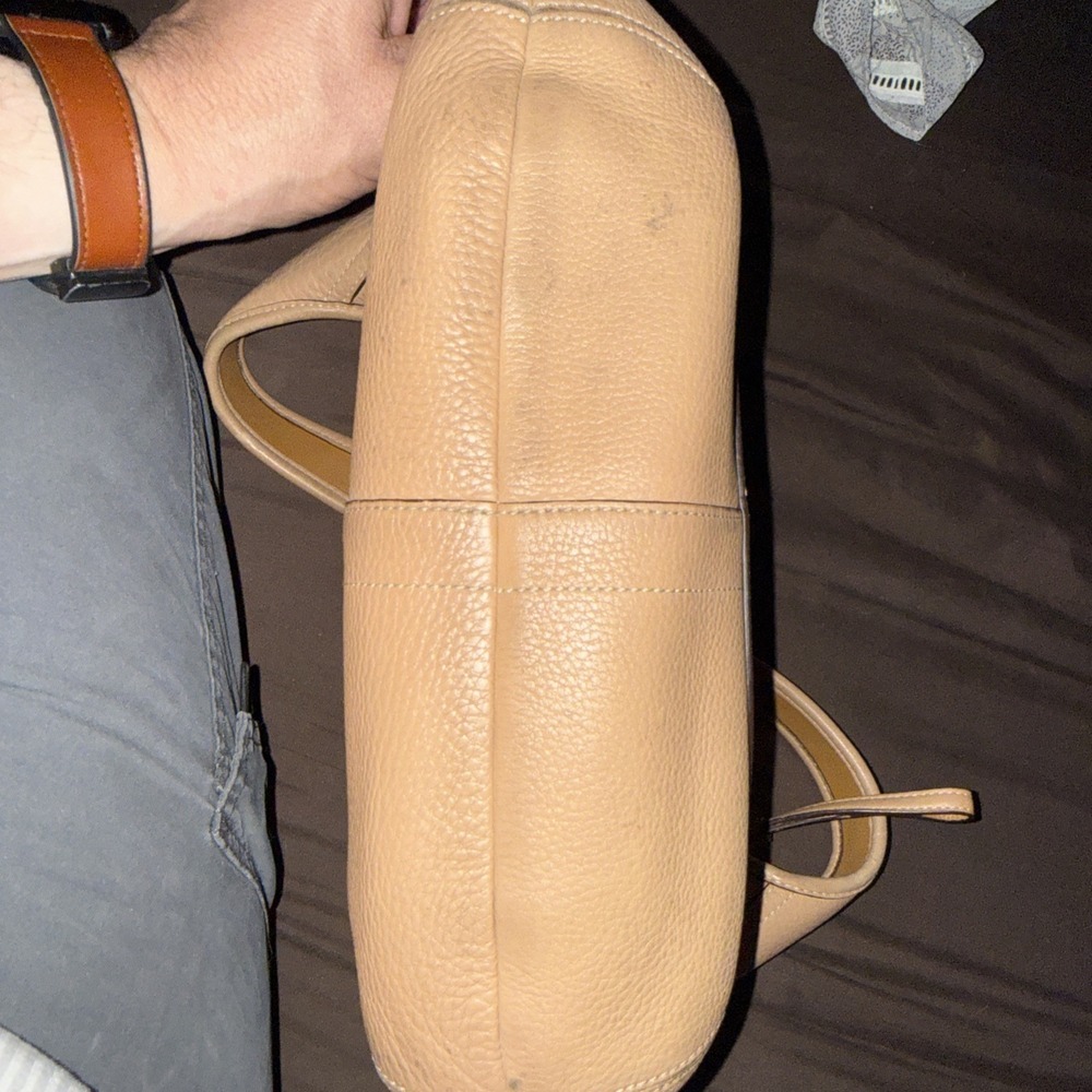 Authentic Vintage Coach Urgo Camel Pebbled Leather L0782–11612 PT2 - Picture 5 of 5